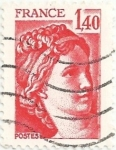 Stamps France -  SERIE SABINE DE GANDON. VALOR FACIAL 1.40 FF. YVERT FR 2102