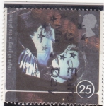 Stamps United Kingdom -  100 años de cine