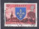 Sellos del Mundo : Europe : Jersey : St Mary´s Church-JERSEY