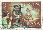 Sellos de Europa - Espa�a -  SERIE EUROPA-CEPT. JARRÓN DE TALAVERA. EDIFIL 2316