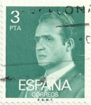 Stamps : Europe : Spain :  SERIE BÁSICA JUAN CARLOS I. Ia SERIE FOSFORESCENTE. VALOR FACIAL 3 Pts. EDIFIL 2346P