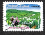 Stamps France -  Flora