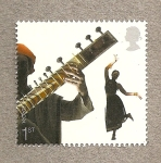 Stamps United Kingdom -  Musicos