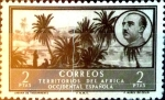 Stamps Spain -  Intercambio jxi 1,40 usd 2 ptas. 1950