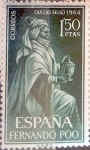 Stamps Spain -  Intercambio fd2a 0,30 usd 1,50 ptas. 1964