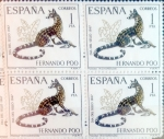 Stamps Spain -  Intercambio 1,20 usd 4 x 1 pta. 1967