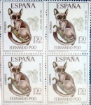 Sellos de Europa - Espaa -  Intercambio 1,20 usd 4 x 1,50 ptas. 1967