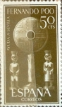 Stamps Spain -  Intercambio cr2f 0,25 usd 50 cents. 1963