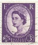 Sellos de Europa - Reino Unido -  (119) SERIE BÁSICA ISABEL II TIPO WILDING. VALOR FACIAL 3p. YVERT GB 331