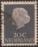 Stamps : Europe : Netherlands :  Reina Juliana 1953 20 céntimos