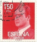 Stamps Spain -  (224) SERIE BÁSICA JUAN CARLOS I. Ia SERIE, VALOR FACIAL 1.50 Pts. EDIFIL 2344