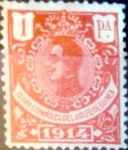 Stamps Spain -  Intercambio 1,50 usd 1 pta. 1914