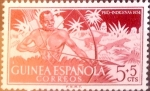 Sellos de Europa - Espaa -  Intercambio cr2f 0,25 usd 5+5 cents. 1954