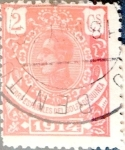 Stamps Spain -  Intercambio 0,20 usd 2 cents. 1914