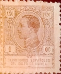 Sellos de Europa - Espaa -  Intercambio 0,25 usd 1 cent. 1920