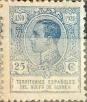 Stamps Spain -  Intercambio 0,85 usd 25 cents. 1920