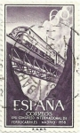 Sellos de Europa - Espa�a -  CONGRESO INTERNACIONAL DE FERROCARRILES. LOCOMOTORA SOBRE DESPEÑAPERROS. EDIFIL 1233