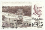 Stamps Spain -  SERIE EUROPA-CEPT. TRANSBORDADOR SOBRE EL NIÁGARA, DE L. TORRES. EDIFIL 2704