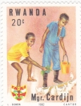 Stamps Rwanda -  asociación Josef Cardijn