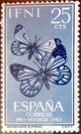 Stamps Spain -  Intercambio 0,25 usd 25 cents. 1963