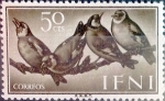 Stamps Spain -  Intercambio cr2f 0,20 usd 50 cents. 1960