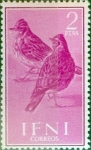 Stamps Spain -  Intercambio jxi 0,40 usd 2 ptas. 1960