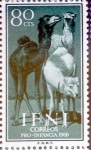 Stamps Spain -  Intercambio nf5xb 0,30 usd 80 cents. 1960