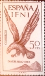 Stamps Spain -  Intercambio fd3a 0,20 usd  50 cents. 1965