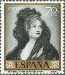 Stamps Spain -  ESPAÑA 1958 1214 Sello Nuevo Pintor Francisco de Goya y Lucientes Doña Isabel Cobos de Porcel