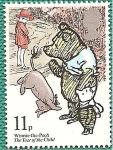 Sellos de Europa - Reino Unido -  Año del niño - cuentos - Winnie Pooh