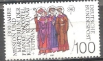 Stamps Germany -  1300 año de misión y el martirio de los francos Apóstol Kilian + + Kolonat Totnan.