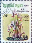 Stamps Cambodia -  Intercambio mxb 0,20 usd 1 r. 1985