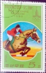 Stamps North Korea -  Intercambio 0,30 usd 5 ch. 1978