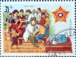 Stamps Laos -  Intercambio 0,10 usd 3 k. 1989