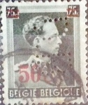 Stamps Belgium -  Intercambio 0,20 usd 50 s. 75 cents. 1938