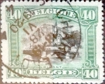 Stamps Belgium -  Intercambio 0,30 usd 40 cents. 1915