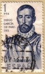 Stamps Spain -  Diego Garcia de Paredes