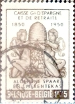 Stamps Belgium -  Intercambio 0,25 usd 1,75 fr. 1950