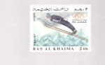 Stamps United Arab Emirates -  salto de esqui