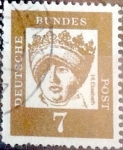 Stamps Germany -  Intercambio 0,20 usd 7 pf. 1961