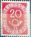 Stamps Germany -  Intercambio 0,20 usd 20 pf. 1951