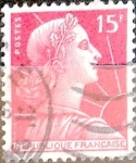 Stamps France -  Intercambio 0,20 usd 15 fr. 1955