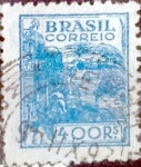 Stamps Brazil -  Intercambio 0,35 usd  400 reales 1941