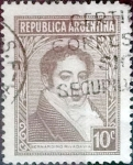 Stamps Argentina -  Intercambio 0,20 usd  10 cents. 1942