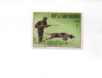 Stamps San Marino -  caza