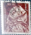 Stamps Spain -  Intercambio 0,20 usd 1 pta. 1962