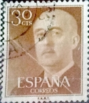 Stamps Spain -  Intercambio 0,20 usd 30 cents. 1954