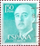 Stamps Spain -  Intercambio 0,20 usd 1,50 ptas. 1956