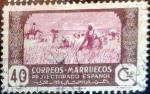 Stamps Spain -  Intercambio 0,20 usd 40 cents. 1944