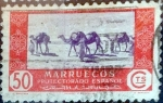 Stamps Spain -  Intercambio cr3f 0,20 usd 50 cents. 1948